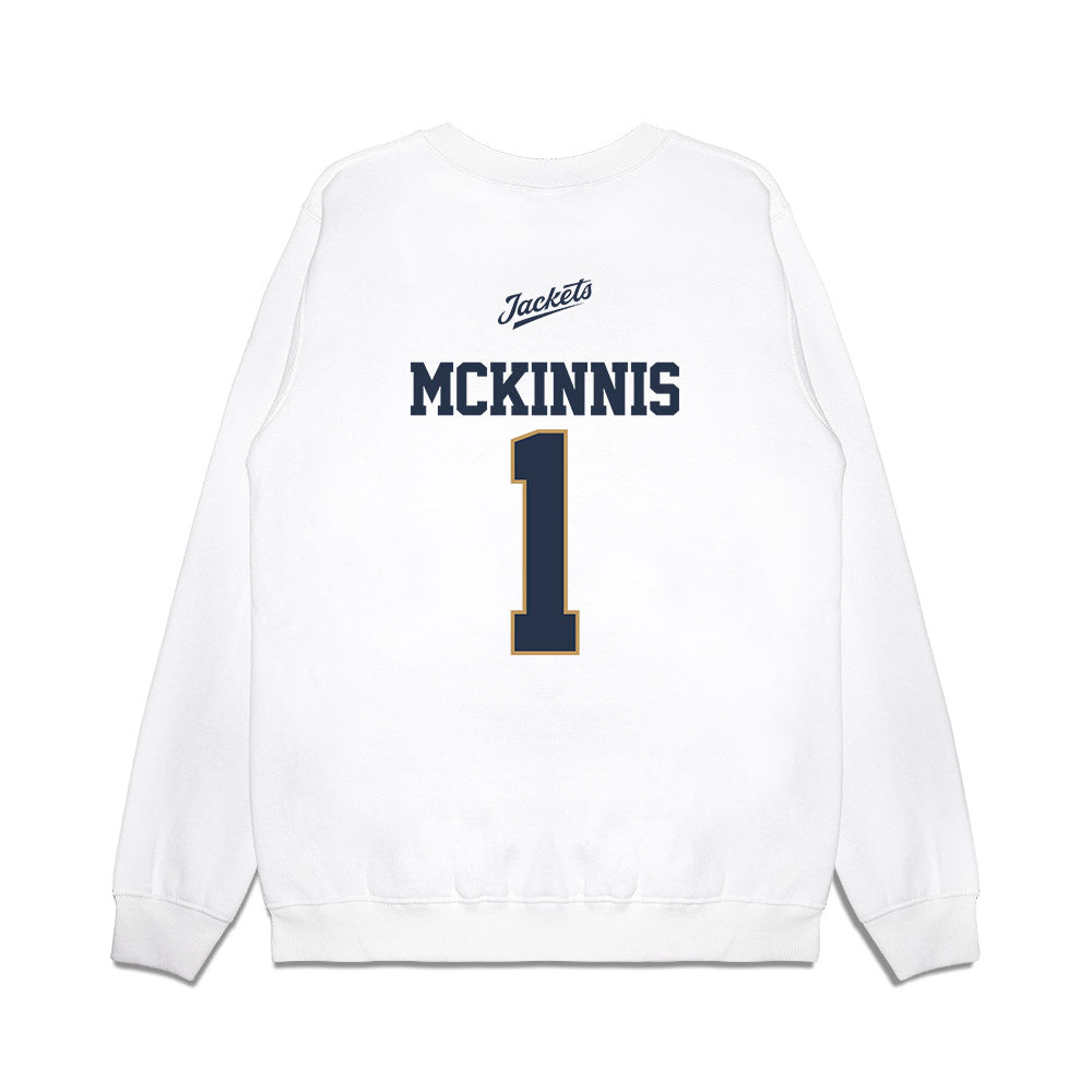 Georgia Tech - NCAA Softball : Abby McKinnis - USA Premium Crewneck Sweatshirt-1