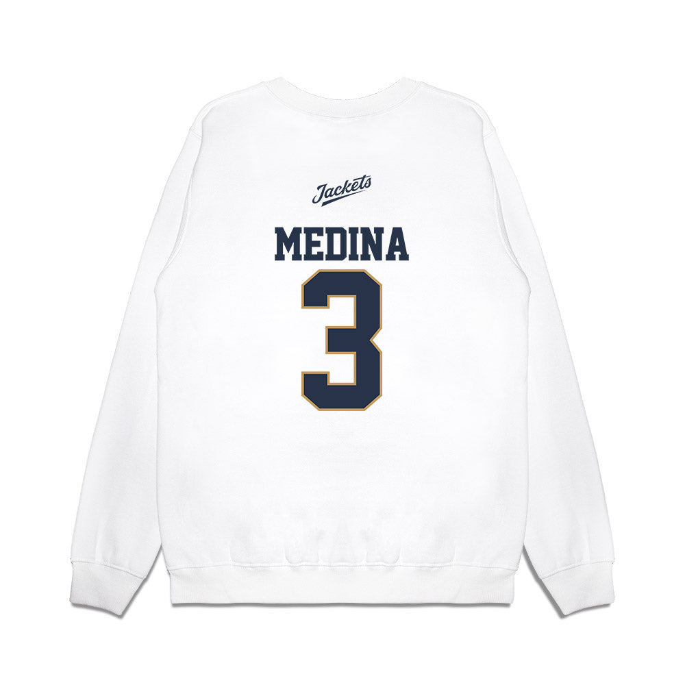 Georgia Tech - NCAA Softball : Holly Medina - USA Premium Crewneck Sweatshirt-1