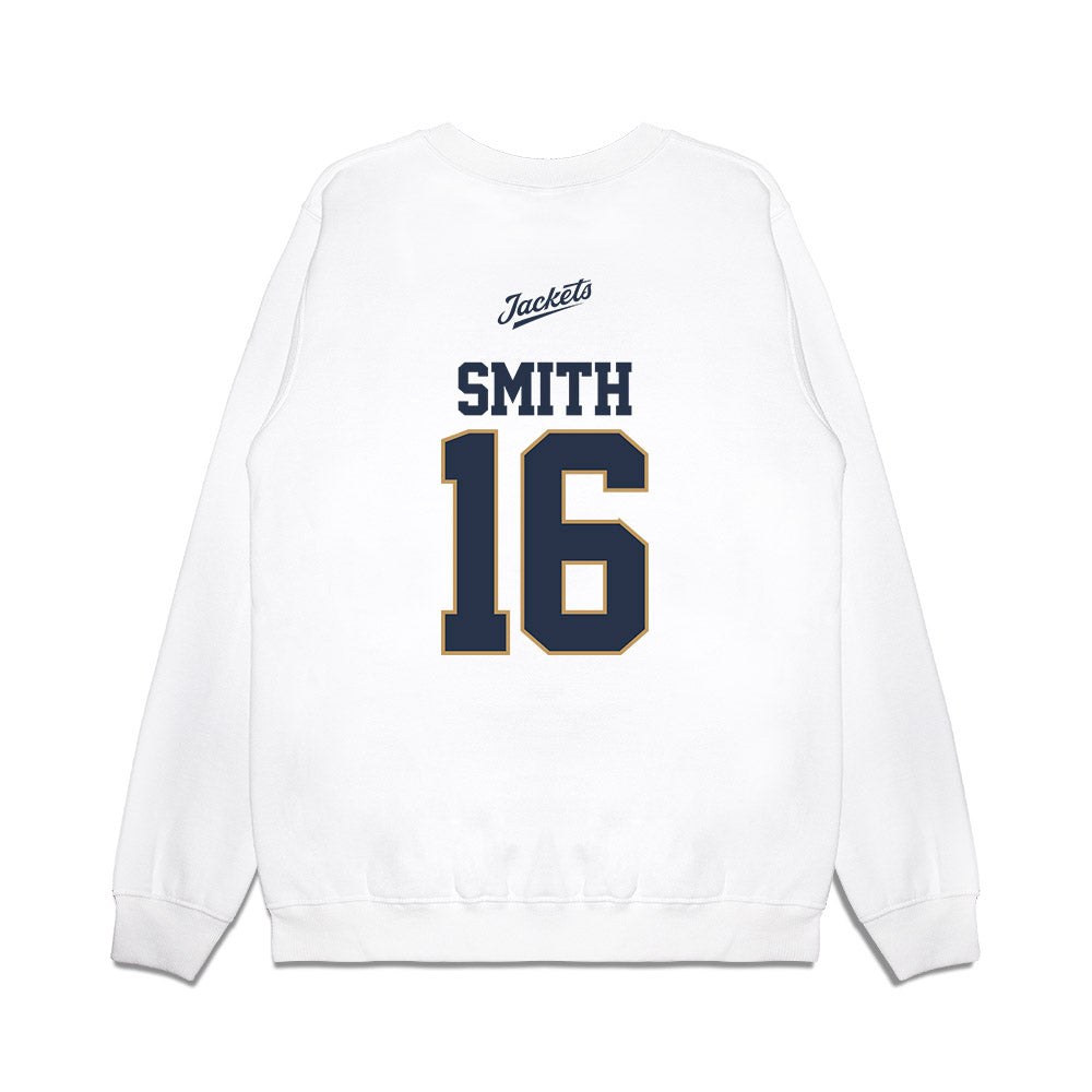 Georgia Tech - NCAA Softball : Charlotte Smith - USA Premium Crewneck Sweatshirt-1