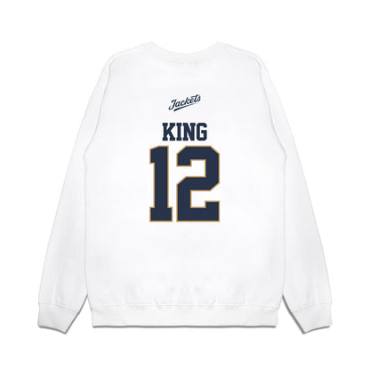 Georgia Tech - NCAA Softball : Gracie King - USA Premium Crewneck Sweatshirt-1