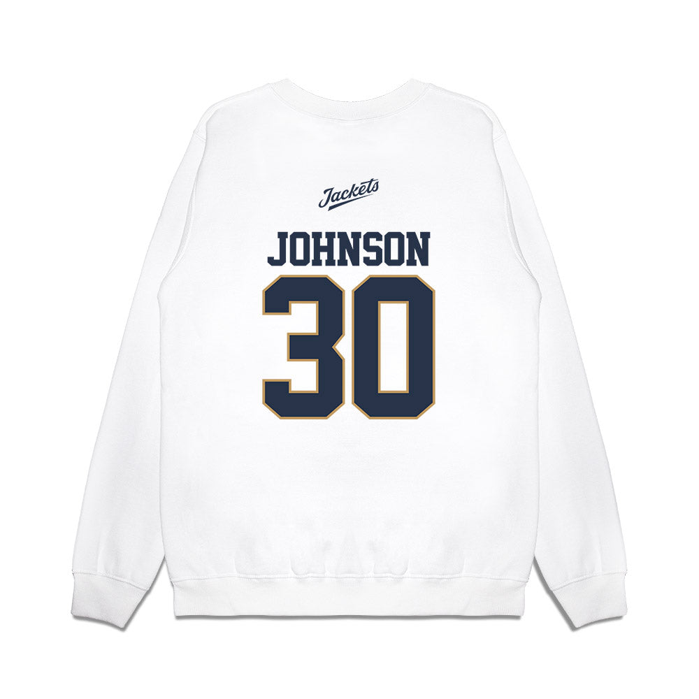 Georgia Tech - NCAA Softball : Madalyn Johnson - USA Premium Crewneck Sweatshirt-1