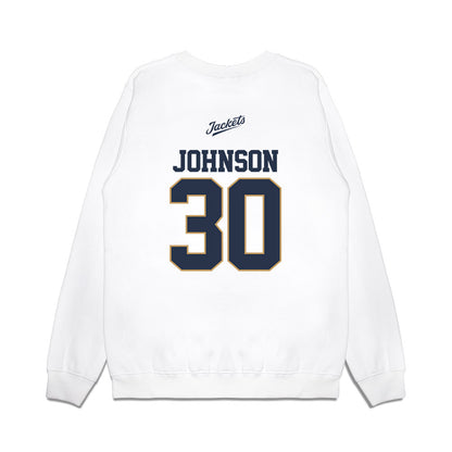 Georgia Tech - NCAA Softball : Madalyn Johnson - USA Premium Crewneck Sweatshirt-1