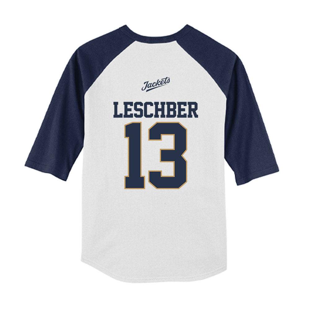 Georgia Tech - NCAA Softball : Addison Leschber - USA Youth Raglan T-Shirt-1