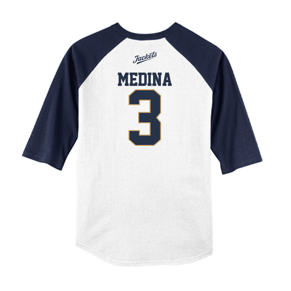 Georgia Tech - NCAA Softball : Holly Medina - USA Raglan Shirt-1