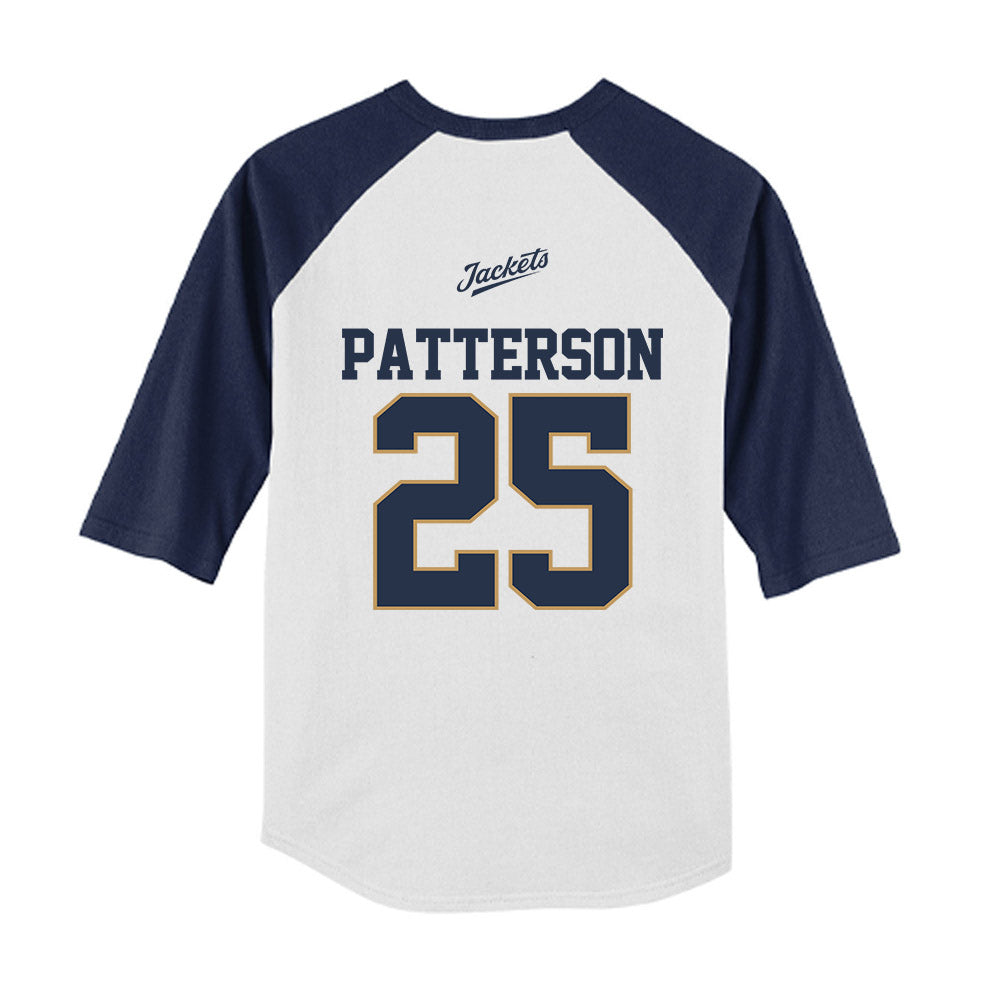 Georgia Tech - NCAA Softball : Caroline Patterson - USA Youth Raglan T-Shirt-1