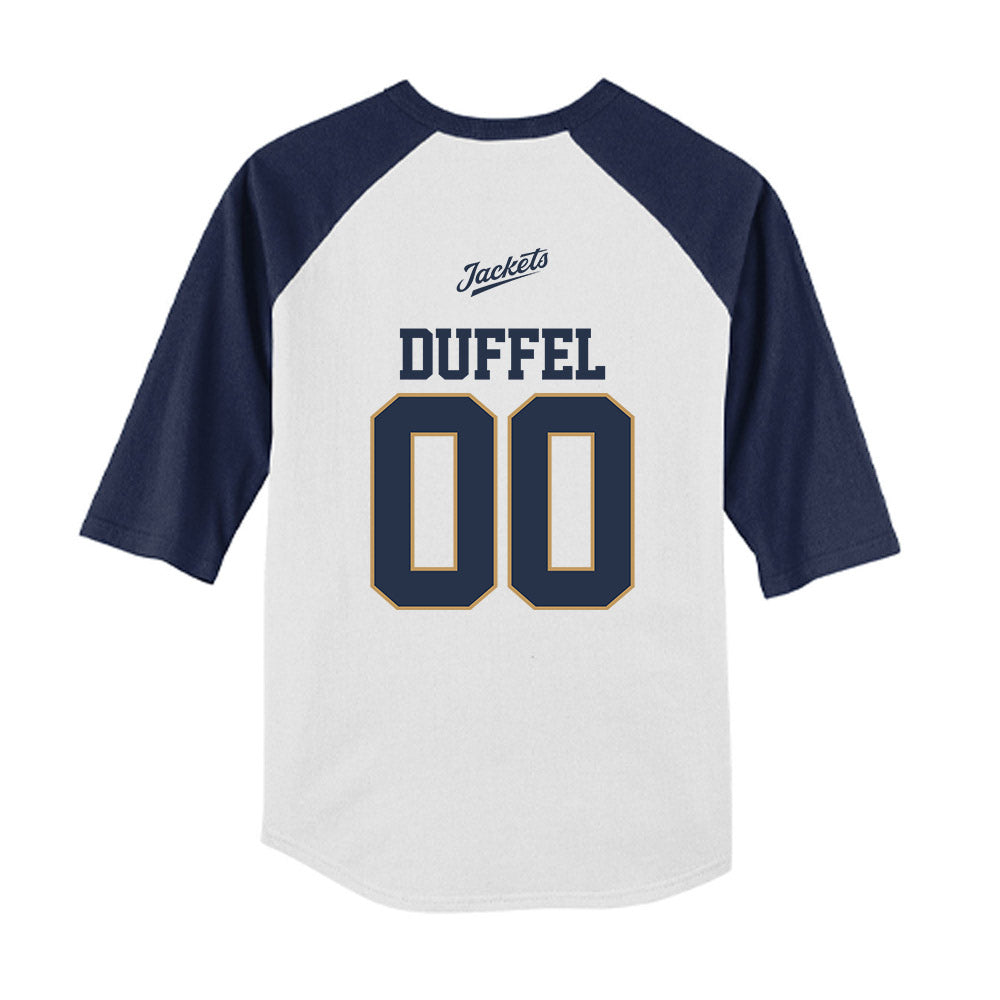 Georgia Tech - NCAA Softball : Madison Duffel - USA Youth Raglan T-Shirt-1