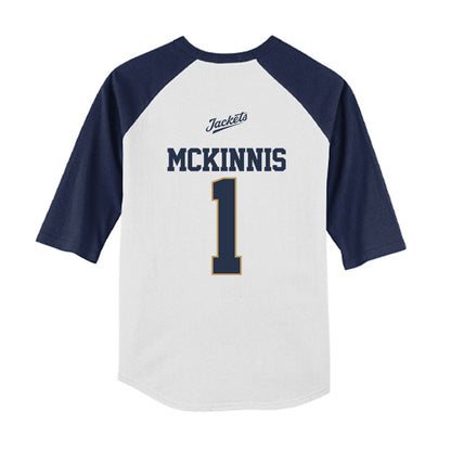 Georgia Tech - NCAA Softball : Abby McKinnis - USA Youth Raglan T-Shirt-1