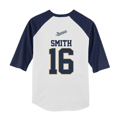 Georgia Tech - NCAA Softball : Charlotte Smith - USA Youth Raglan T-Shirt-1