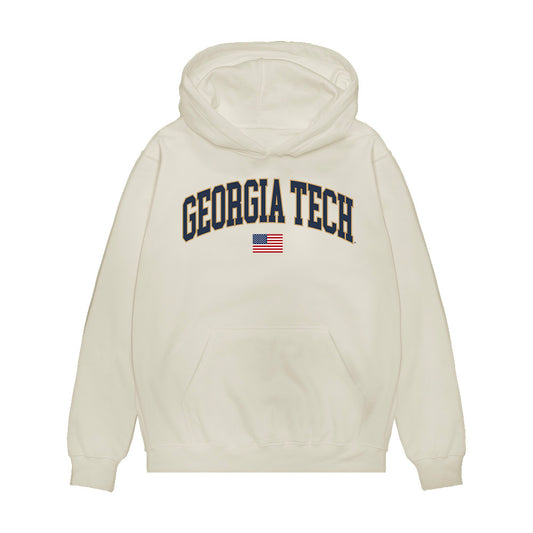Georgia Tech - NCAA Softball : Abby McKinnis - USA Premium Hooded Sweatshirt-0