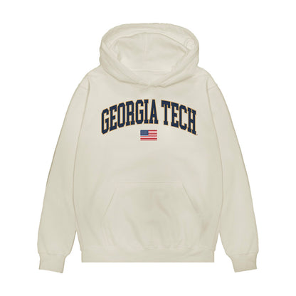 Georgia Tech - NCAA Softball : Madalyn Johnson - USA Premium Hooded Sweatshirt-0