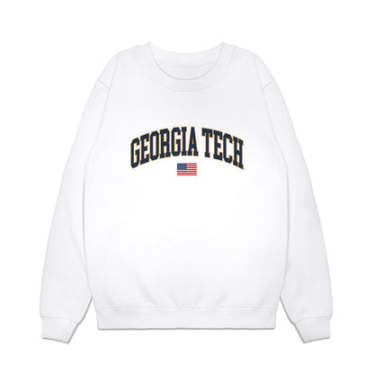 Georgia Tech - NCAA Softball : Gracie King - USA Premium Crewneck Sweatshirt-0