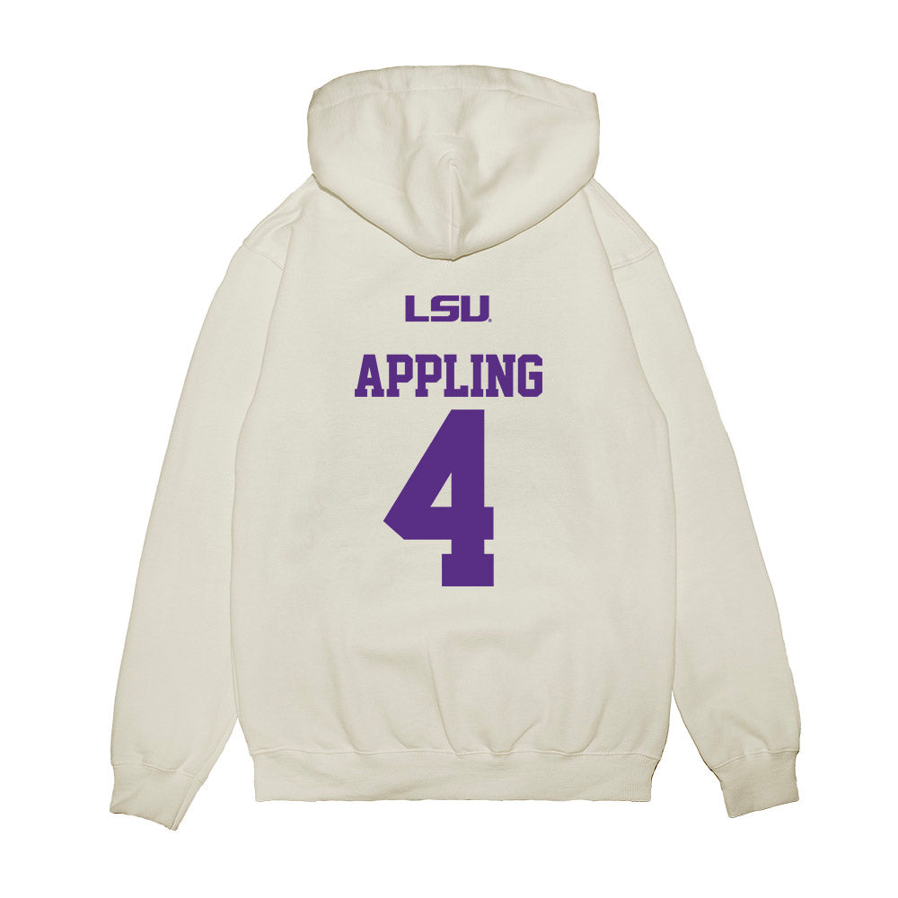 LSU - NCAA Softball : Gradie Appling - USA Premium Hooded Sweatshirt-1