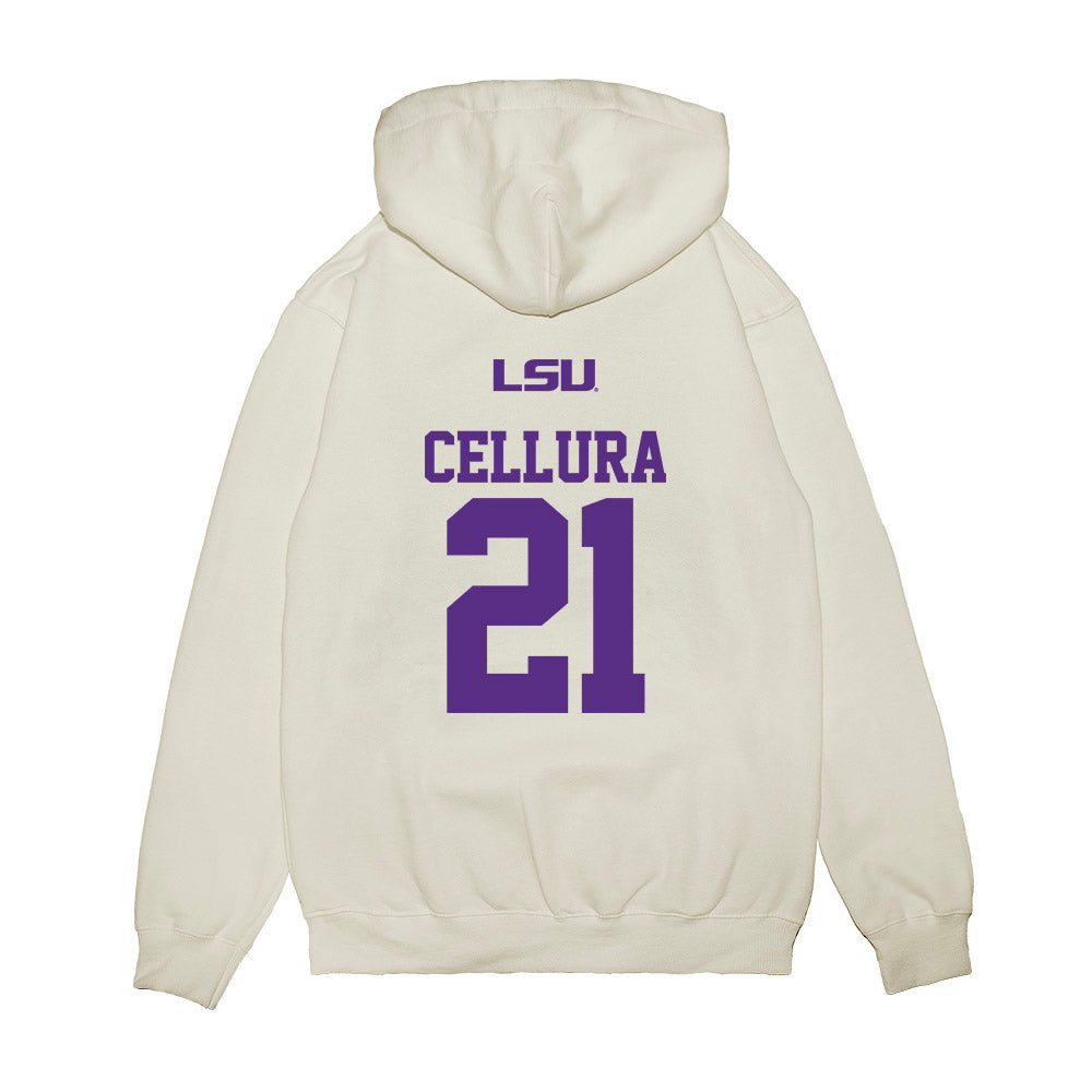 LSU - NCAA Softball : Cece Cellura - USA Premium Hooded Sweatshirt-1