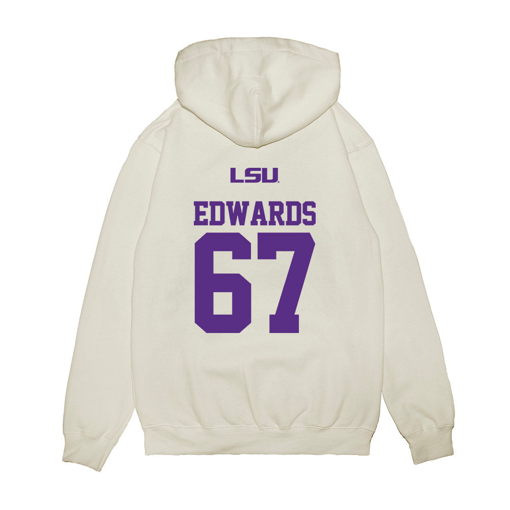 LSU - NCAA Softball : Kylee Edwards - USA Premium Hooded Sweatshirt-1