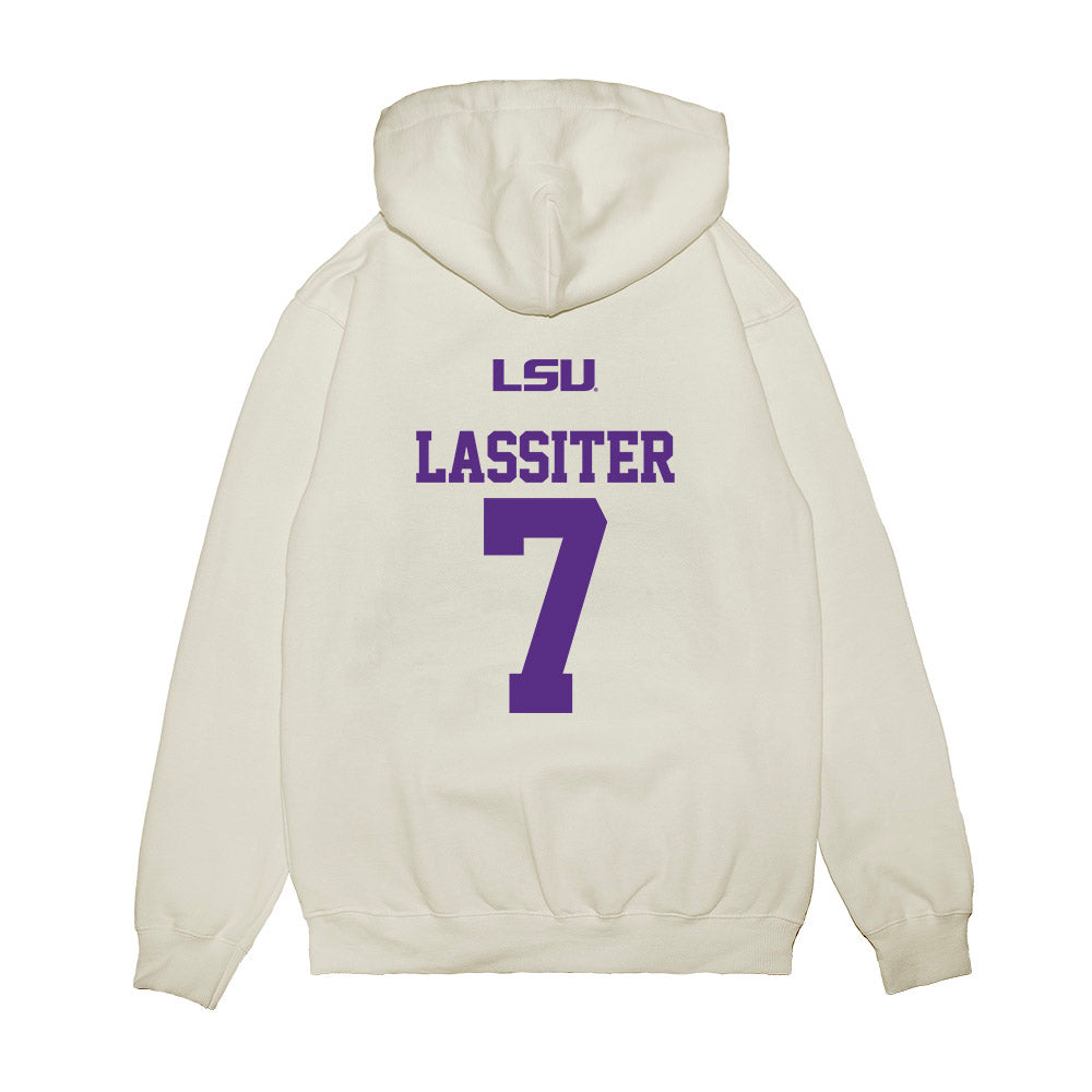 LSU - NCAA Softball : Jalia Lassiter - USA Premium Hooded Sweatshirt-1