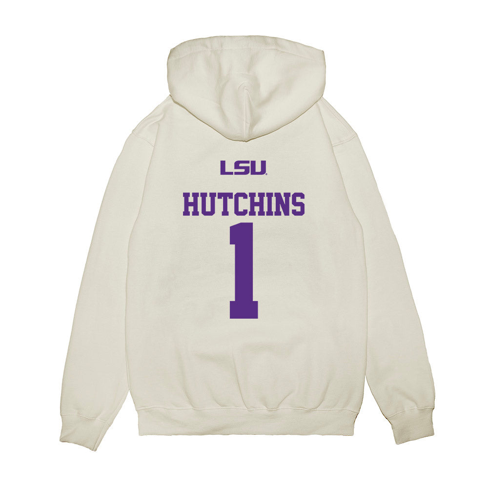 LSU - NCAA Softball : Ally Hutchins - USA Premium Hooded Sweatshirt-1