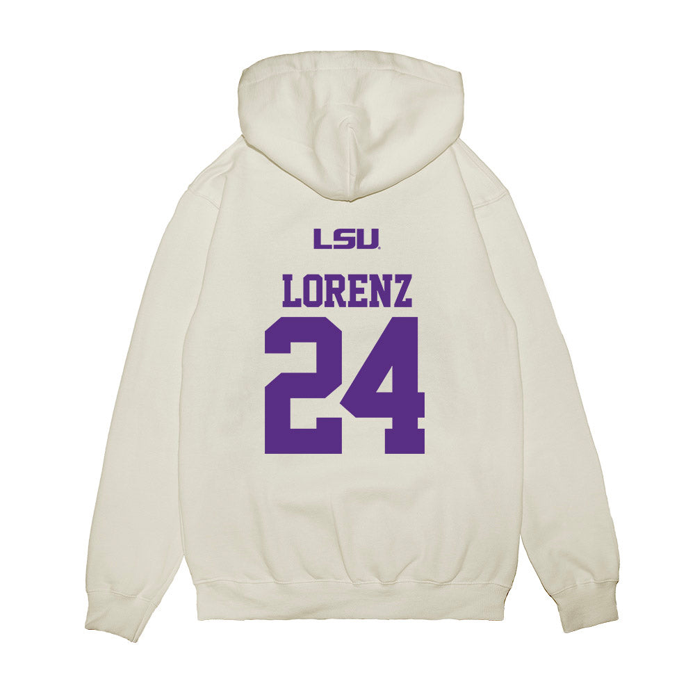LSU - NCAA Softball : Charlize Lorenz - USA Premium Hooded Sweatshirt-1