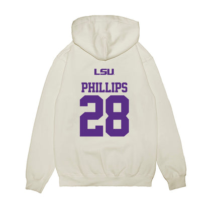 LSU - NCAA Softball : Jada Phillips - USA Premium Hooded Sweatshirt-1