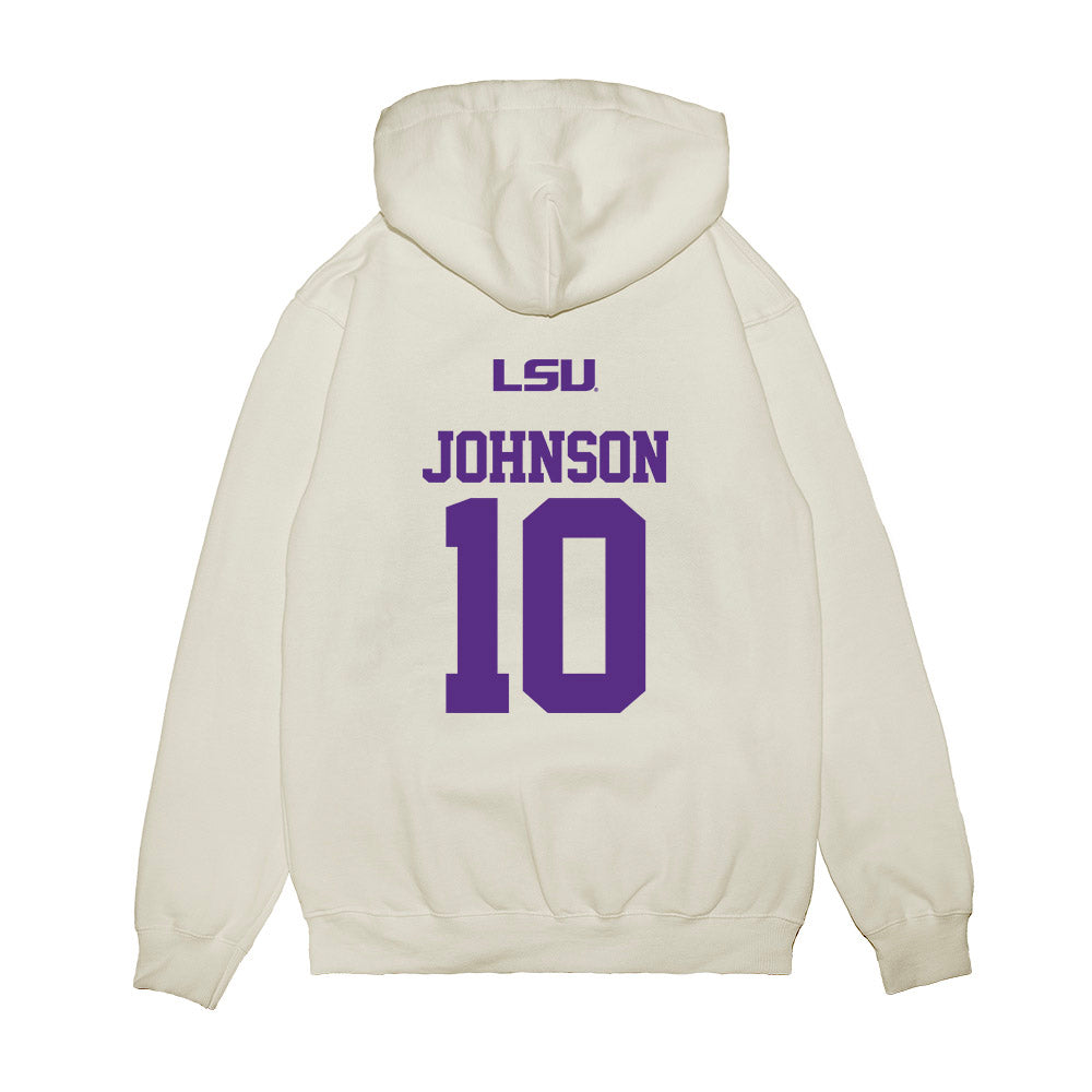 LSU - NCAA Softball : Rylie Johnson - USA Premium Hooded Sweatshirt-1