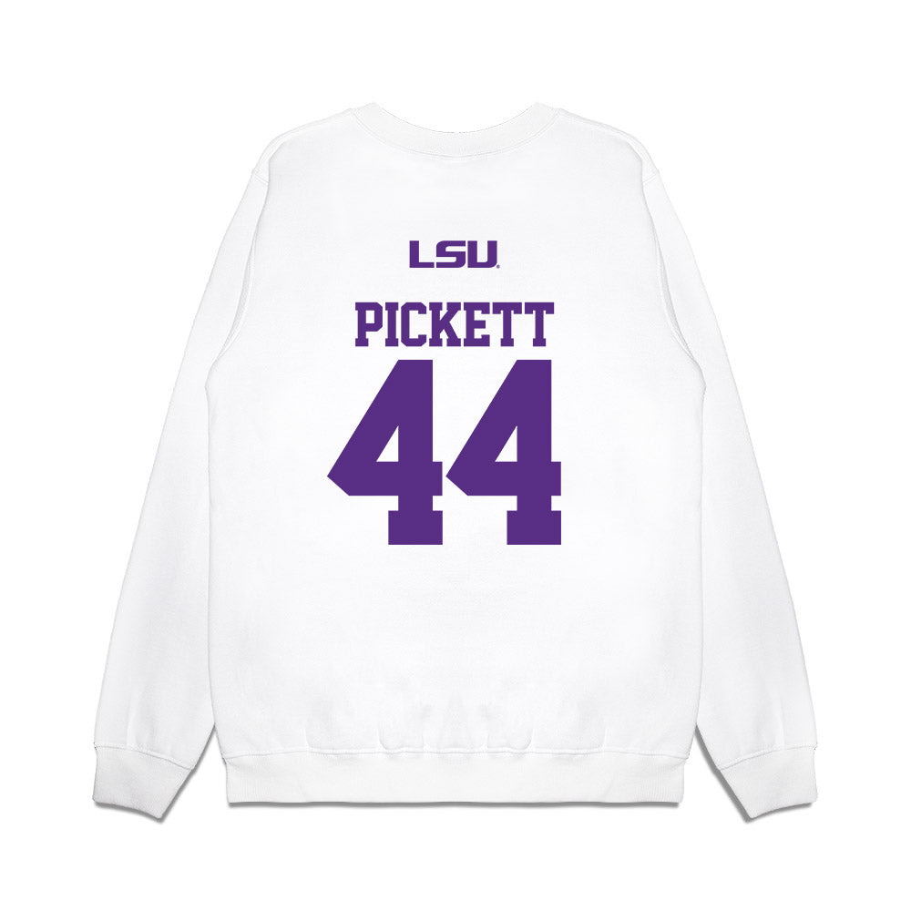 LSU - NCAA Softball : Ciella Pickett - USA Premium Crewneck Sweatshirt-1