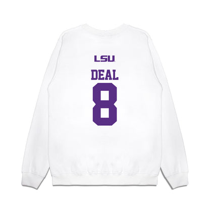 LSU - NCAA Softball : Cali Deal - USA Premium Crewneck Sweatshirt-1