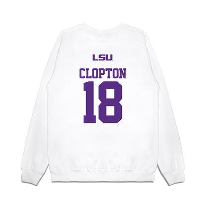 LSU - NCAA Softball : Tatum Clopton - USA Premium Crewneck Sweatshirt-1