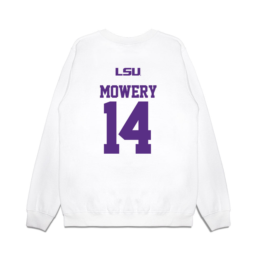 LSU - NCAA Softball : Ashlin Mowery - USA Premium Crewneck Sweatshirt-1