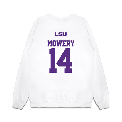 LSU - NCAA Softball : Ashlin Mowery - USA Premium Crewneck Sweatshirt-1