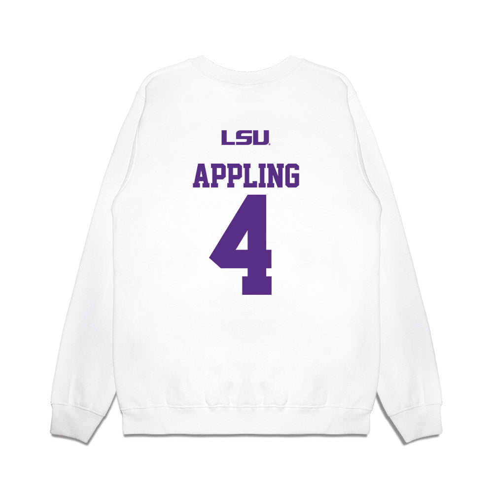 LSU - NCAA Softball : Gradie Appling - USA Premium Crewneck Sweatshirt-1