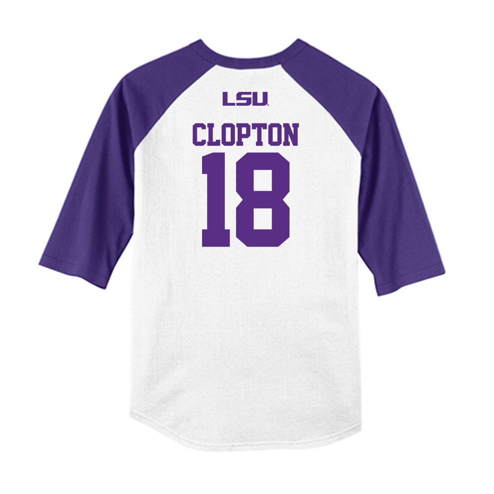 LSU - NCAA Softball : Tatum Clopton - USA Raglan Shirt-1