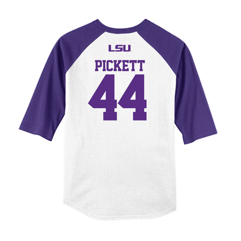 LSU - NCAA Softball : Ciella Pickett - USA Raglan Shirt-1