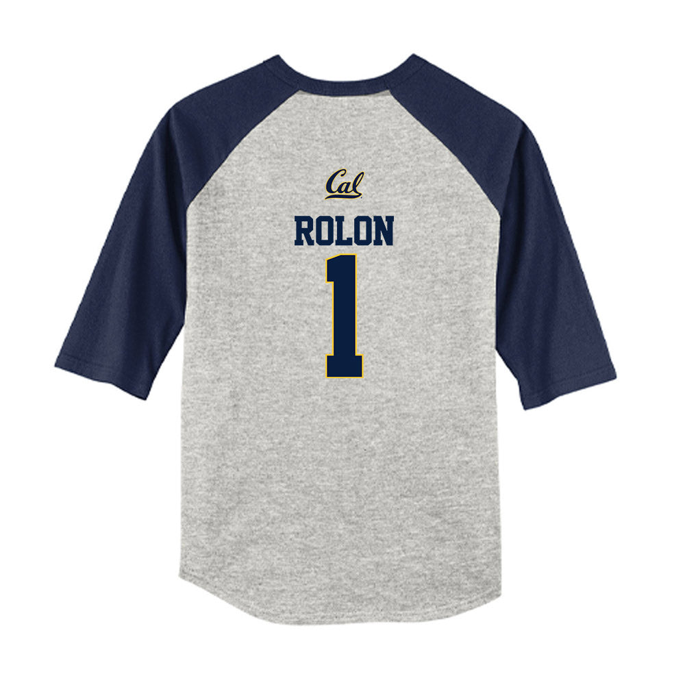 UC Berkeley - NCAA Softball : Sophia Rolon - Youth Raglan T-Shirt-1