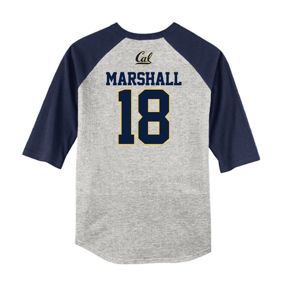 UC Berkeley - NCAA Softball : Natalie Marshall - Raglan Shirt-1