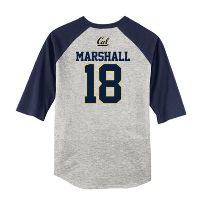 UC Berkeley - NCAA Softball : Natalie Marshall - Raglan Shirt-1