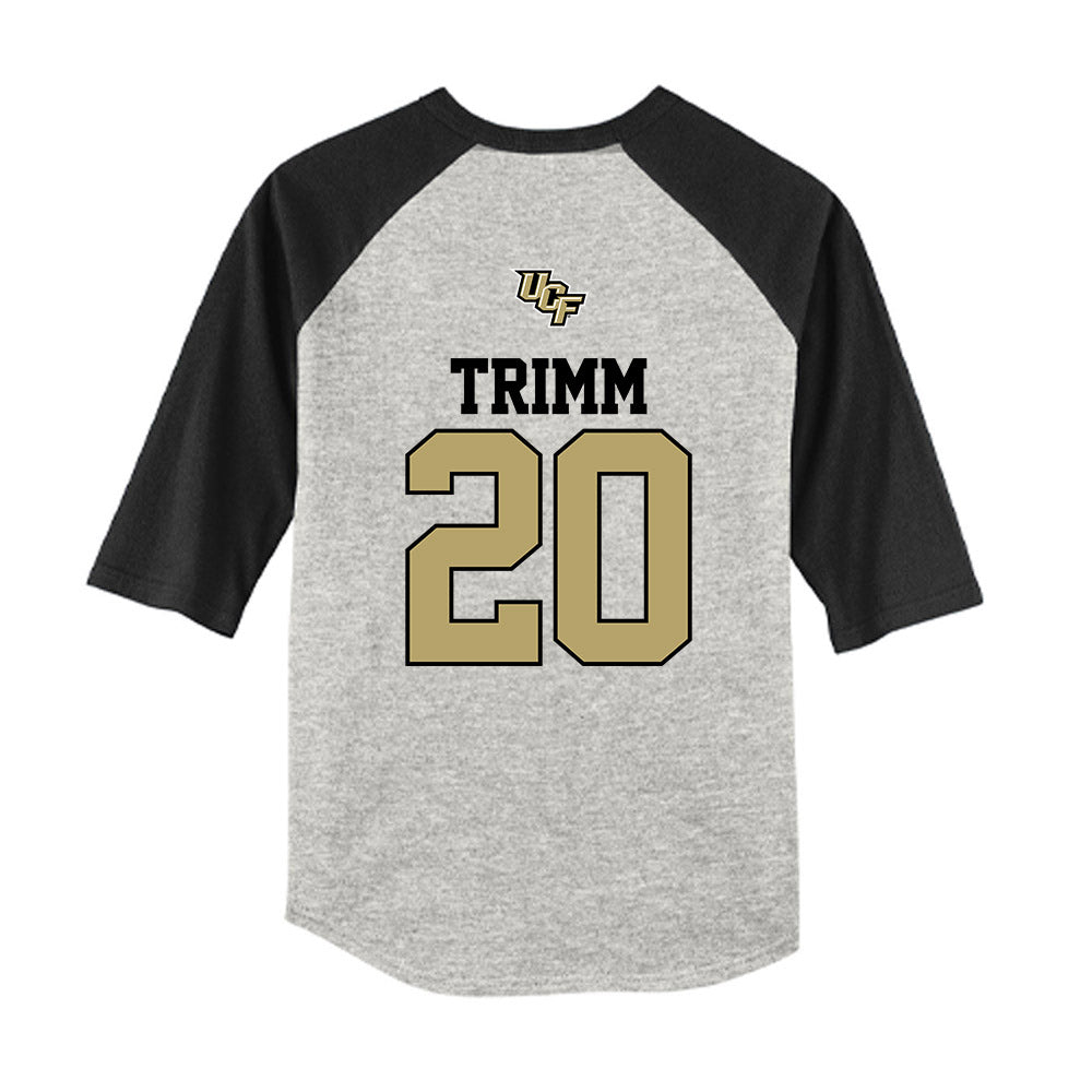 Central Florida - NCAA Softball : Kendall Trimm - USA Raglan Youth Raglan T-Shirt-1