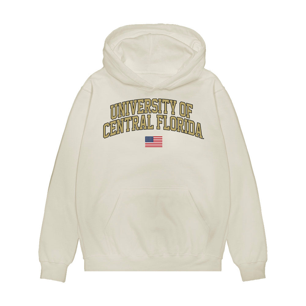 Central Florida - NCAA Softball : Madelyn Parker - USA Raglan Premium Hooded Sweatshirt-0
