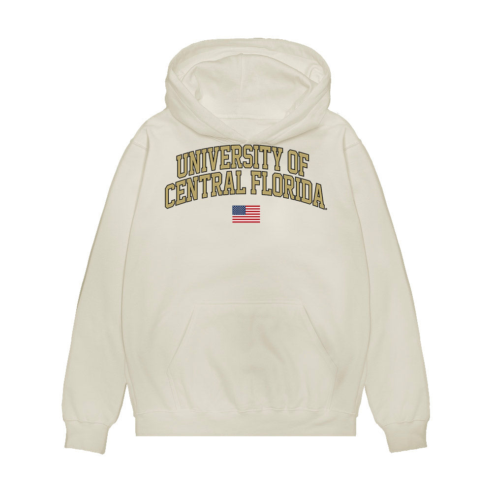Central Florida - NCAA Softball : Beth Damon - USA Raglan Premium Hooded Sweatshirt-0