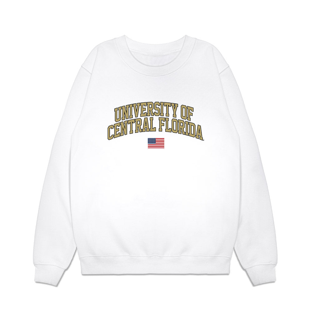 Central Florida - NCAA Softball : Aubrey Evans - USA Raglan Premium Crewneck Sweatshirt-0