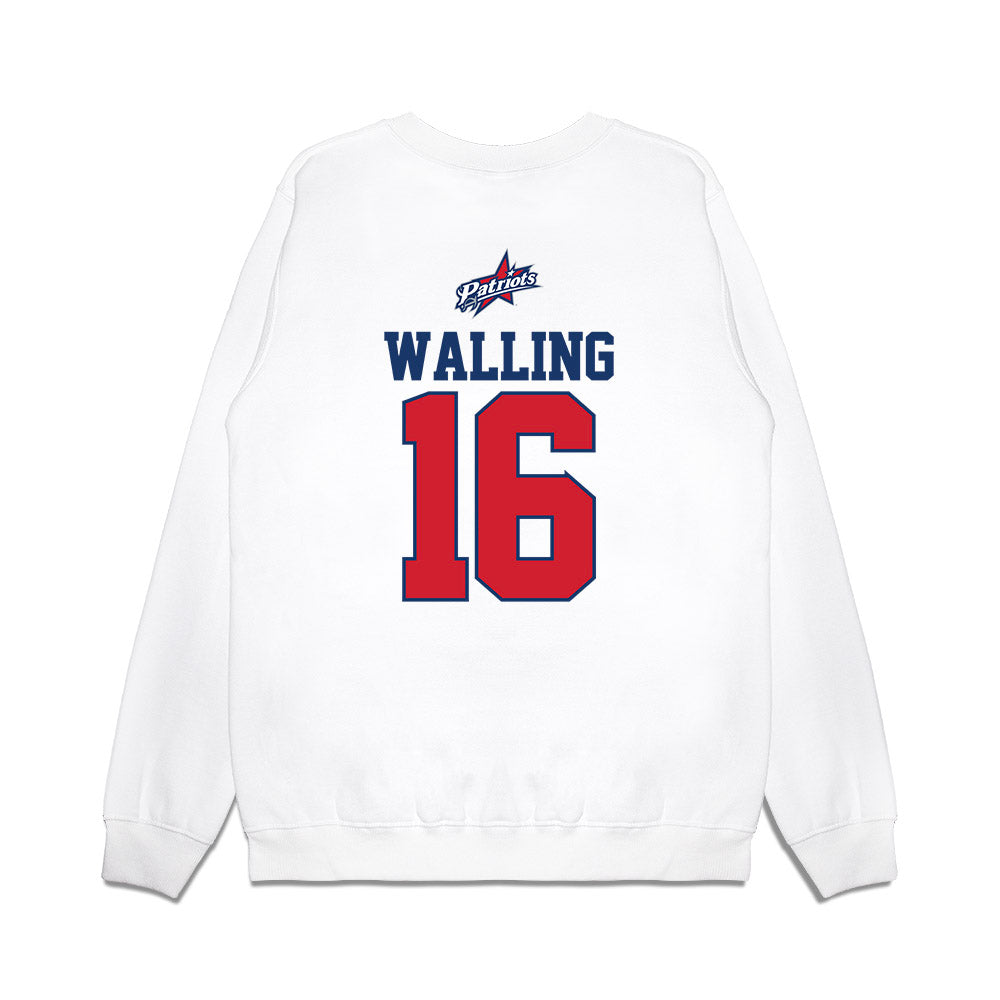 Francis Marion - NCAA Softball : Jenna Walling - USA Premium Crewneck Sweatshirt-1