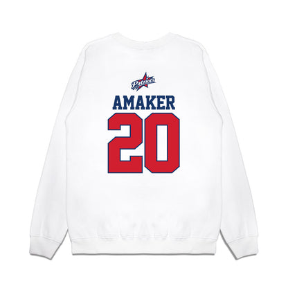 Francis Marion - NCAA Softball : Lainey Amaker - USA Premium Crewneck Sweatshirt-1