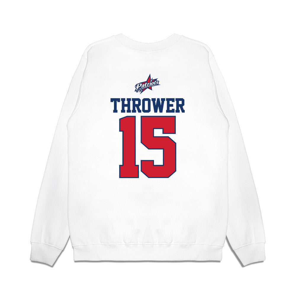 Francis Marion - NCAA Softball : Anderson Thrower - USA Premium Crewneck Sweatshirt-1