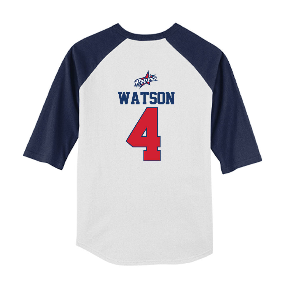 Francis Marion - NCAA Softball : Reese Watson - USA Youth Raglan T-Shirt-1