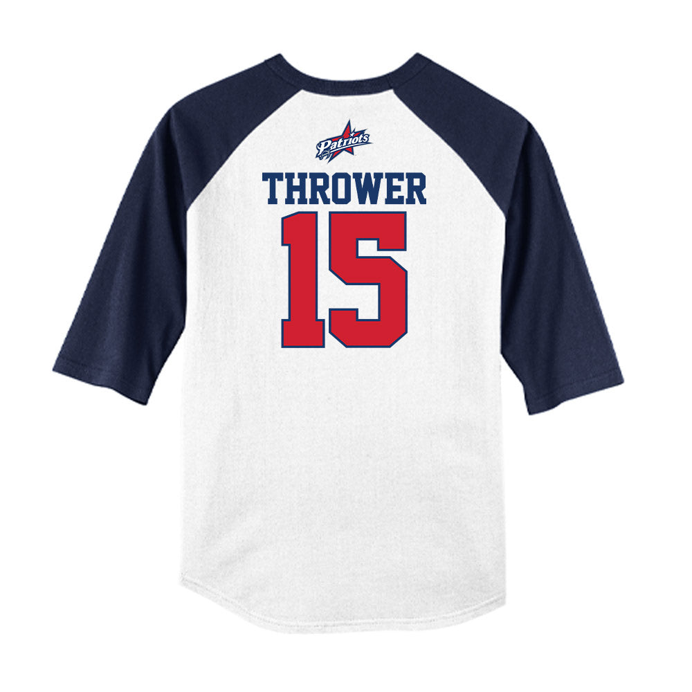 Francis Marion - NCAA Softball : Anderson Thrower - USA Raglan Shirt-1
