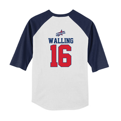 Francis Marion - NCAA Softball : Jenna Walling - USA Youth Raglan T-Shirt-1