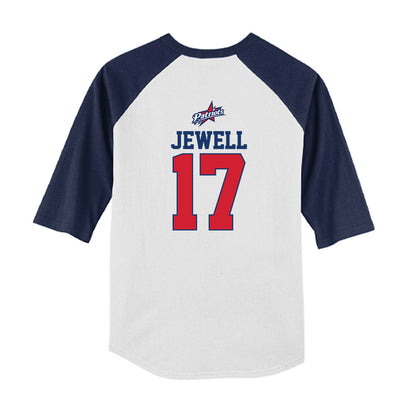 Francis Marion - NCAA Softball : McKenzie Jewell - USA Youth Raglan T-Shirt-1