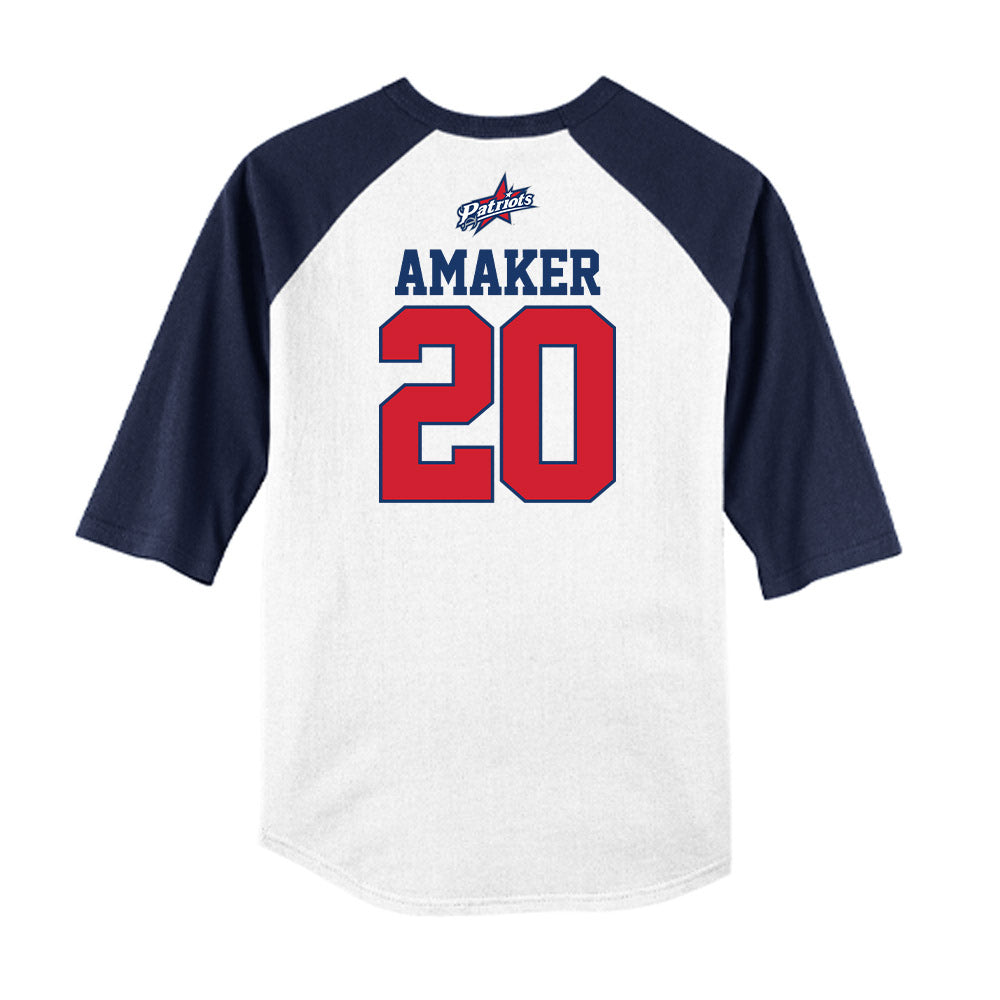 Francis Marion - NCAA Softball : Lainey Amaker - USA Raglan Shirt-1
