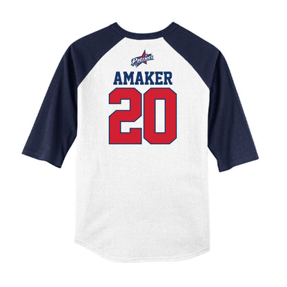 Francis Marion - NCAA Softball : Lainey Amaker - USA Raglan Shirt-1
