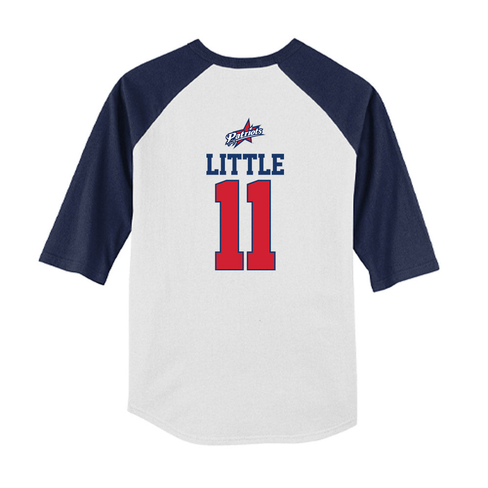 Francis Marion - NCAA Softball : Rachel Little - USA Youth Raglan T-Shirt-1