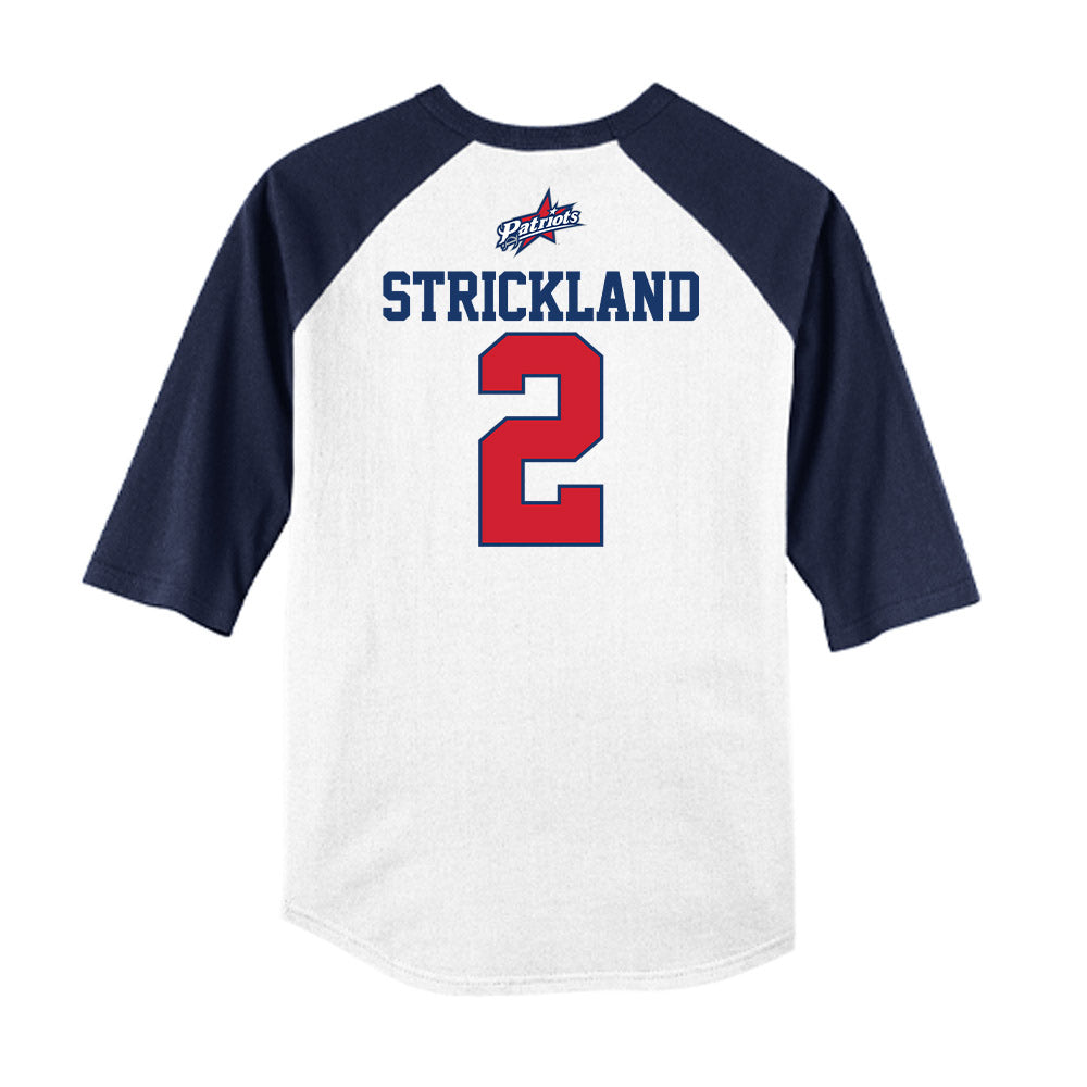 Francis Marion - NCAA Softball : Paige Strickland - USA Raglan Shirt-1