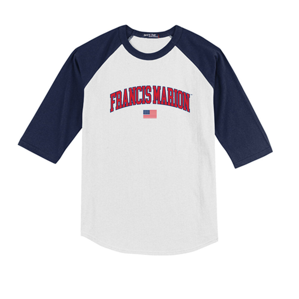 Francis Marion - NCAA Softball : Laini Kosinski - USA Youth Raglan T-Shirt-0